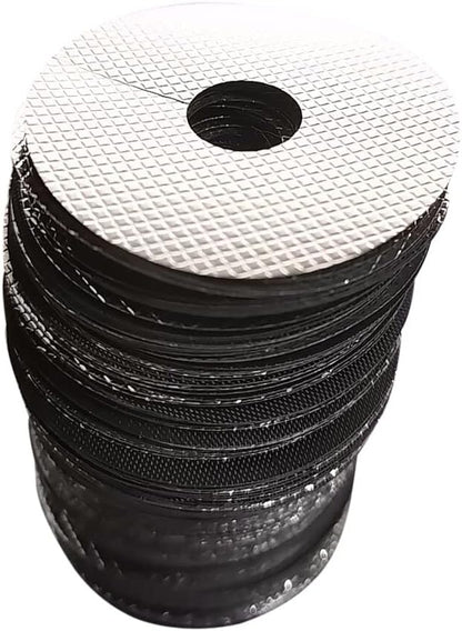 HORTIPOTS Reflective Top Lids Mylar on Black for 2 Inch Net Pots Pack of 200