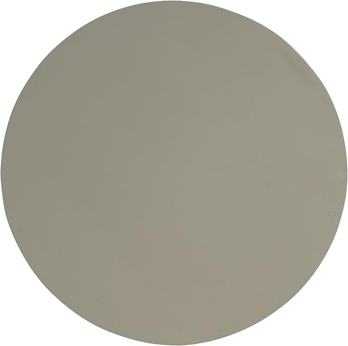 Christopher Knight Home Luce 20" Indoor Outdoor Round Top Accent Table, Patio Decorative End Side Table, Lightweight Concrete Garden Stool for Patio Living Room Balcony & Garden Decor, Sand Gray