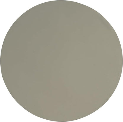 Christopher Knight Home Luce 20" Indoor Outdoor Round Top Accent Table, Patio Decorative End Side Table, Lightweight Concrete Garden Stool for Patio Living Room Balcony & Garden Decor, Sand Gray