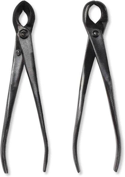 BambooMN Bonsai Tool Kit - 8" Concave Cutter & 8" Knob Cutter - 30 Sets