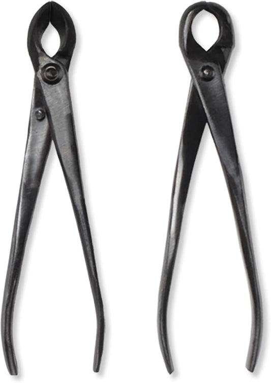 BambooMN Bonsai Tool Kit - 8" Concave Cutter & 8" Knob Cutter - 30 Sets