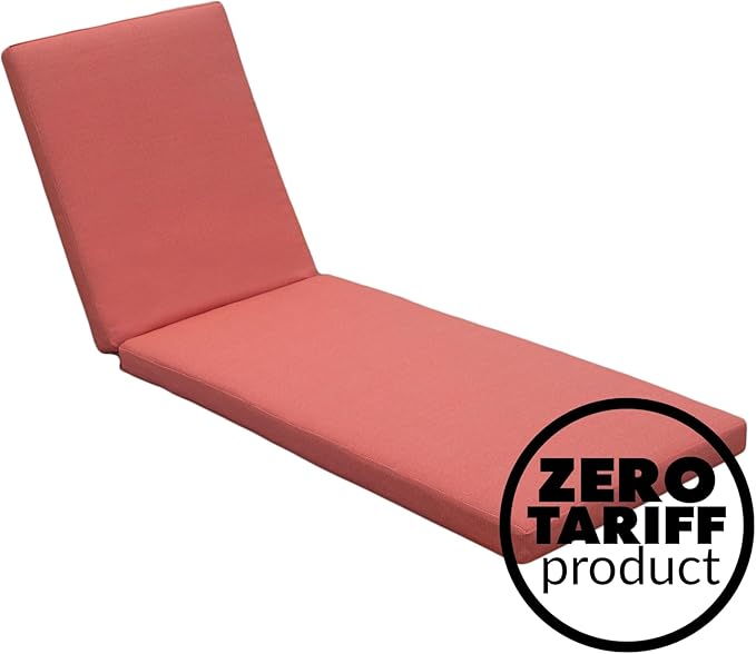 Tommy Bahama Chaise Cushion, 26" X 77" X 2.5", Bamboo Bay Mango