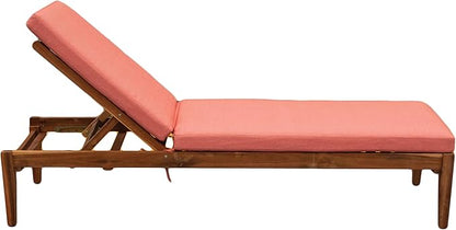Tommy Bahama Chaise Cushion, 24" X 79" X 2.5", Bamboo Bay Mango
