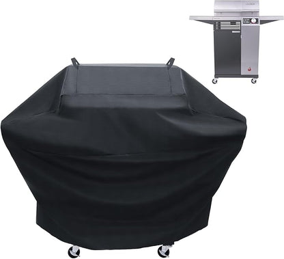 Grill Cover for Charbroil 22652143 Edge Electric Grill, 50 inch for Charbroil 2 Burner Grill, 600D Heavy Duty Waterproof Cover for CharBroil and Smokers Up to 49 Inches Wide