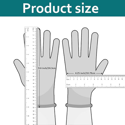 DOFOWORK Gardening Gloves - 6 Pair Gardening Gloves for Women/Men, Breathable Natural Latex Garden Gloves with Grip