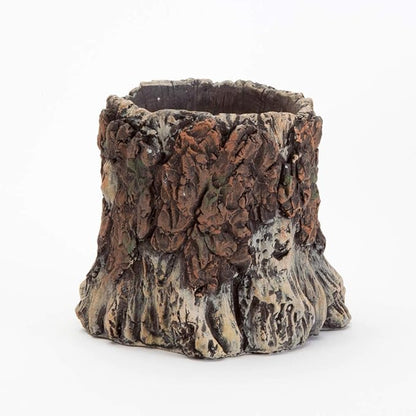 Bits and Pieces - Tree Face Garden Planter - Durable Polyresin Indoor-Outdoor Urn for Plants - Forest Inspired Whimsical Garden Décor