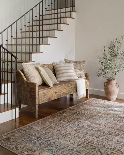 Loloi Amber Lewis Georgie Collection GER-09 Multi/Spice 3'-0" x 12'-0", .19" Pile Height, Runner Rug