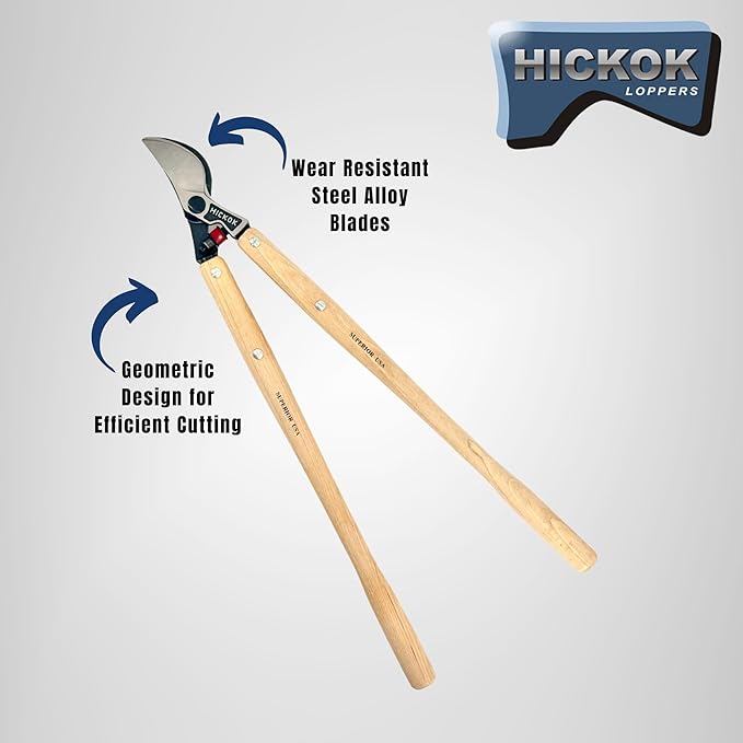 Heavy Duty Tree Lopper – 26" Professional Tree Branch Cutter with Hickory Wood Handles | Commercial Tree Pruner Made in USA