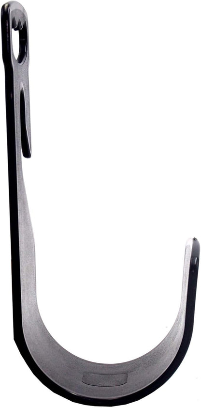 chic style 2 Pack Garden Hose Hanger Wall Mount Hose Holder Hook Fit to 25 50 75 100foot Hose (ABS Plastic, Black)