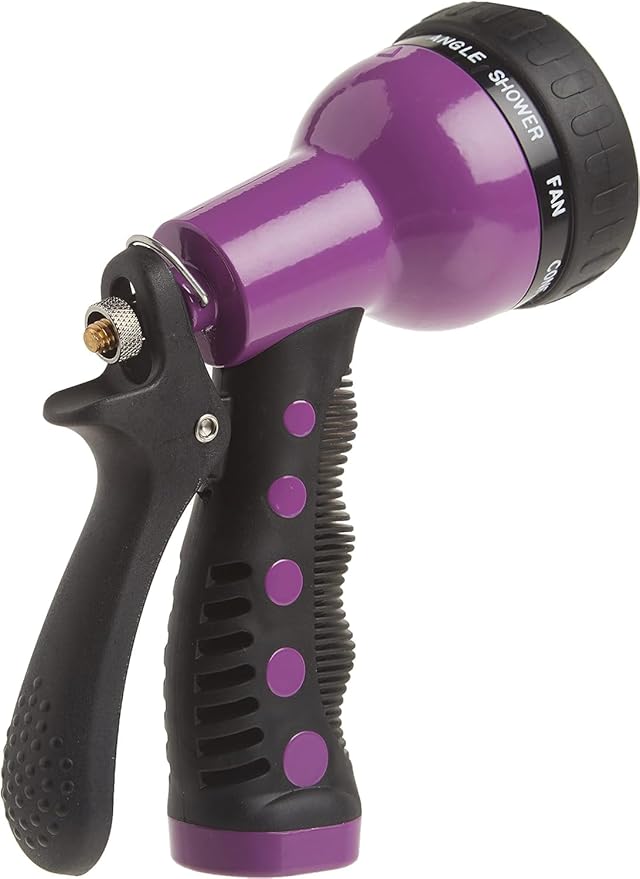 DRAMM 50035 Watering and Tool Set in Green Includes 16-Inch Touch 'N Flow Pro Rain Wand, 9-Pattern Revolver Spray Gun, and Compact Shear, Blue