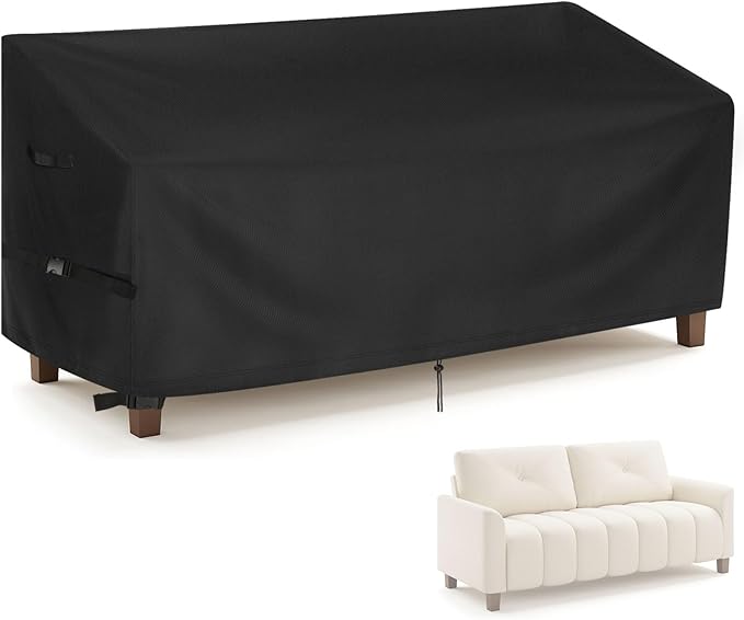 Outdoor Sofa Cover Waterproof for Outdoor Furniture, 78inch Patio Couch Cover for Outdoor Loveseat-78"L x 34"W x 32"H