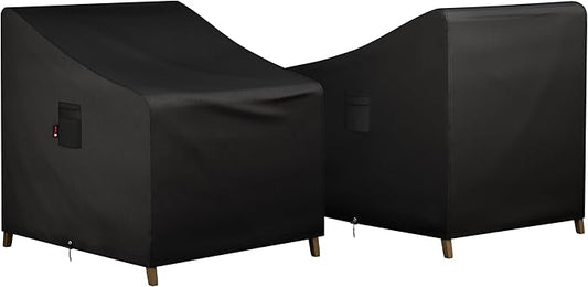 iBirdie Waterproof Outdoor Chair Covers 36 x 37 x 36 inch 2 Pack Patio Furniture Covers