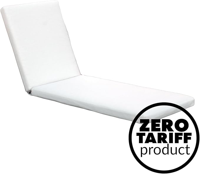Tommy Bahama Chaise Cushion, 23" X 75" X 2.5", Bamboo Bay Bone