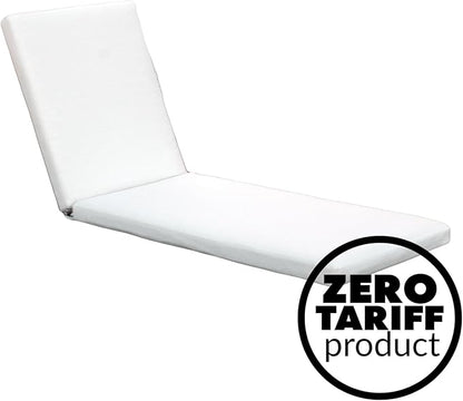 Tommy Bahama Chaise Cushion, 24" X 79" X 2.5", Bamboo Bay Bone