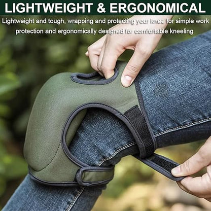Gardening Knee Pads for Women, Soft Neoprene Knee Pads for Men Construction, Work Knee Pad for Women Men, Rodilleras Para Roofing Rodilleras Para Trabajo (Black)
