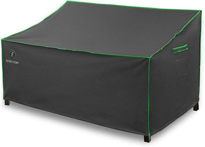 F&J Outdoors Patio Loveseat Covers Waterproof UV Resistant Deep Seat Outdoor Loveseat Cover, Grey, 54" W x 39" D x 35" H