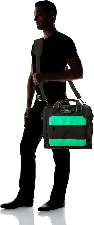 Amazon Basics Tool Sling Bag, Black, 40 Pockets