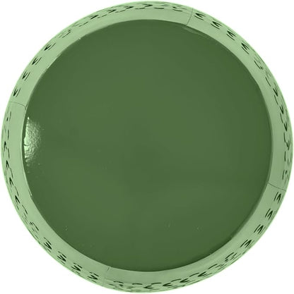 Christopher Knight Home Zoey Small Outdoor Side Table, Lace Cut Iron End Table, Metal Outdoor Stool, Hollow Drum Round Side Table, Decorative Garden Stool with Cutout Design for Patio Balcony, Green