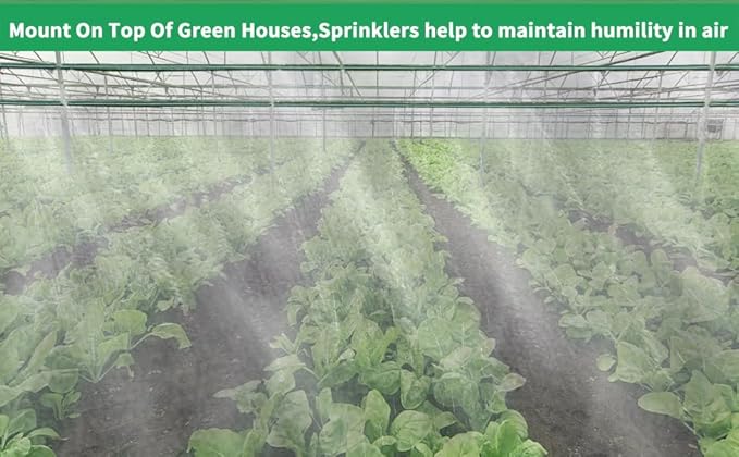 Secbulk 2026 Reinforced Sprinkler Hose & Soaker Hose for Yard - 100FT (50ft*2) Flat Garden Hose with Holes, Heavy Duty No-Kink Lawn Irrigation Hose (Includes Stakes, High Pressure Spray)