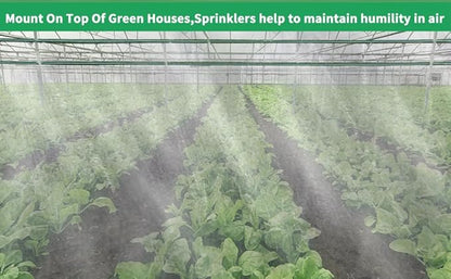 Secbulk 2026 Reinforced Sprinkler Hose & Soaker Hose for Yard - 100FT (50ft*2) Flat Garden Hose with Holes, Heavy Duty No-Kink Lawn Irrigation Hose (Includes Stakes, High Pressure Spray)
