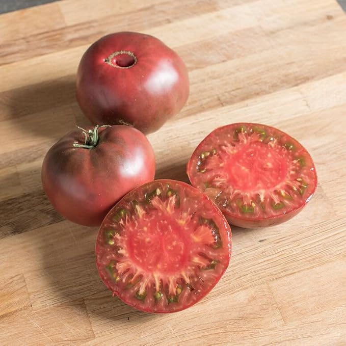 Heirloom Seeds, Cherokee Purple Tomato, 75 Non-GMO Seeds.