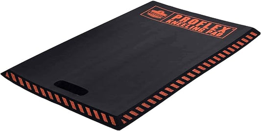 Ergodyne ProFlex 385 Kneeling Pad, Foam Knee Cushion, Water Resistant Kneeling Mat, 16" x 28" x 1",Black,Large