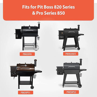 Utheer Pit Boss Grill Cover for 850 DX and 820 Deluxe, 56 x 27 x 50 in, 600D Waterproof Pellet Smoker Cover, Fits PB820PS1 PB850PS2 Competition Sportsman Wood Pellet Grills