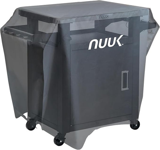 NUUK 20x30IN Waterproof Outdoor Cooking Station Cover, Heavy Duty UV Resistant BBQ Grill Table Cover for Pizza Oven Cart and Kitchen Prep Island