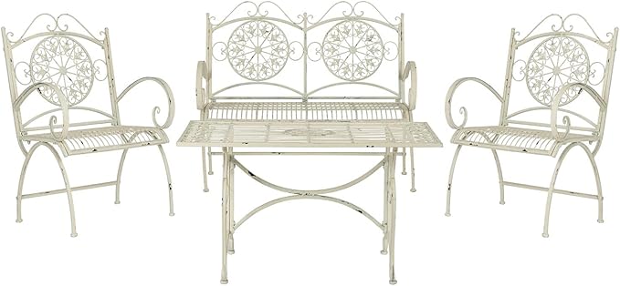 SAFAVIEH 4 Piece Outdoor Collection Sophie Patio Set