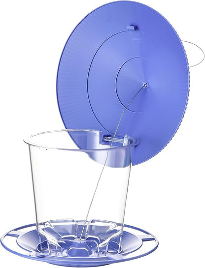 Bird Feeder Outdoor Hanging for Wild Bird Seed, Purple