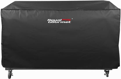 Royal Gourmet CR6008 60-Inch Grill Cover, Durable Oxford Polyester Outdoor BBQ Cover for Flat Top Griddle, Water Resistant, Weather Protection, Black