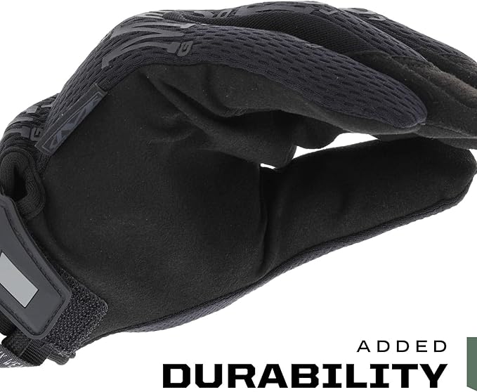 Mechanix Wear: The Original Covert Tactical Work Gloves with Secure Fit, Flexible Grip for Multi-purpose Use, Durable Touchscreen Safety Gloves for Men (Large, Black)