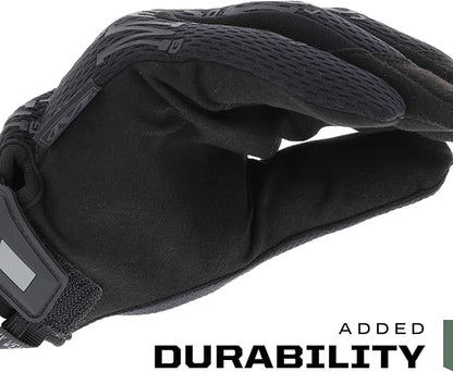 Mechanix Wear: The Original Covert Tactical Work Gloves with Secure Fit, Flexible Grip for Multi-purpose Use, Durable Touchscreen Safety Gloves for Men (Large, Black)
