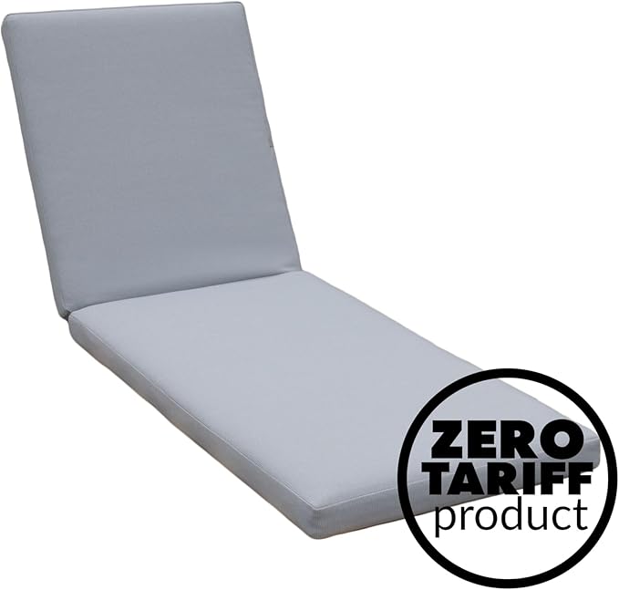 Tommy Bahama Chaise Cushion, 23" X 75" X 2.5", Bamboo Bay Cloud