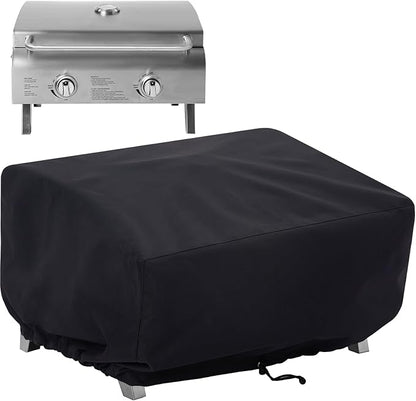 NOELIFE 24 Inch Tabletop Grill Cover for Cuisinart CGG-306/CGG-059, Blackstone 22 inch Table top Griddle, Royal Gourmet PD1301R, Waterproof & Windproof Outdoor BBQ Grilling Accessories (Cover Only)