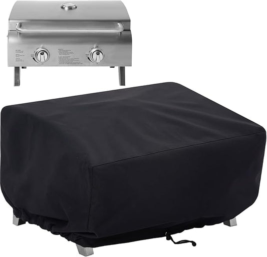 NOELIFE 24 Inch Tabletop Grill Cover for Cuisinart CGG-306/CGG-059, Blackstone 22 inch Table top Griddle, Royal Gourmet PD1301R, Waterproof & Windproof Outdoor BBQ Grilling Accessories (Cover Only)