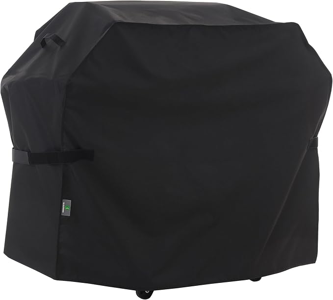 F&J Outdoors Grill Cover Waterproof UV Resistant for 2 Burner Charcoal Gas BBQ, 48Wx27Dx43H in,Black