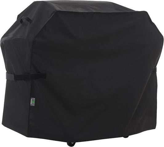 F&J Outdoors Grill Cover Waterproof UV Resistant for 2 Burner Charcoal Gas BBQ, 48Wx27Dx43H in,Black