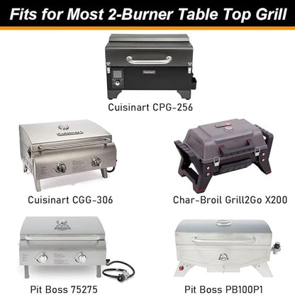 ZJYWSCH Cover for Pit Boss Portable 150 Table Top Grill 10697 75275 PB150PPS PB150PPG PB150NX PB150CS, CGG-306 Tabletop Grill Cover 24 Inch Heavy Duty Waterproof