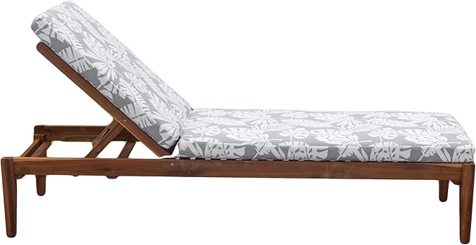 Tommy Bahama Chaise Cushion, 23" X 75" X 2.5", Tropical Chrome