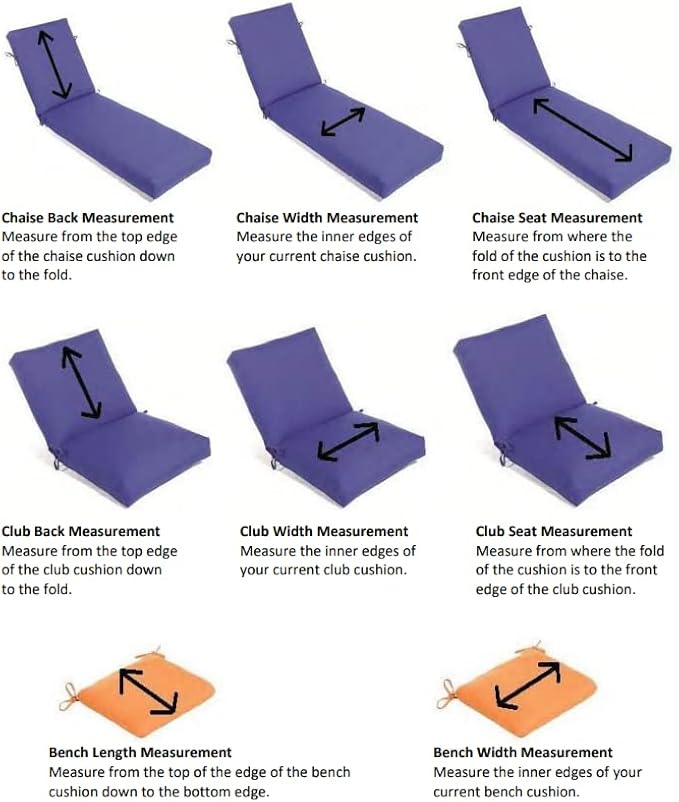 Sunbrella Patio Cushions - (2 Pack) - 20" W x 20" L x 2.5" T, Outdoor Chair Cushion with Comfort, Style & Durability Designed for Outdoor Living - Made in The USA