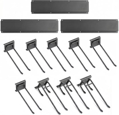 MBQQ Garage Tool Organizer Wall Mounted, 24 Inches Adjustable Garden Tool Organizer Rack,Heavy Duty Yard Tool Organizer