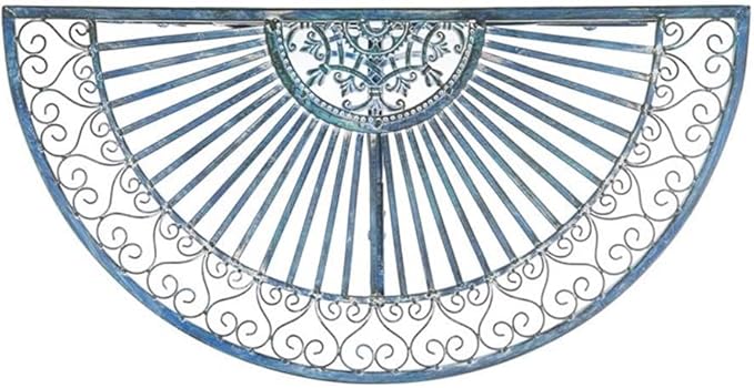 SAFAVIEH Outdoor Collection Annalise Victorian Antique Blue Accent Table
