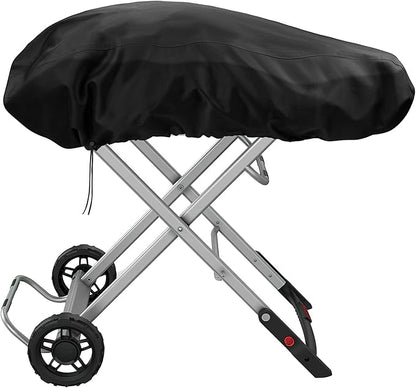 Grill Cover for Weber Traveler Portable Gas Grill 9010001,Weber Traveler Grill CoverHeavy Duty Waterproof 600D Oxford Fabric Weather Resistant Grill Cover Portable with Coleman Roadtrip Accessories