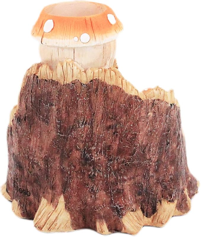 Segreto Creative Retro Tree House Plants Pot Flower Pots with Drainage Holes Resin Planters Vase Home Decor for Succulents, Flower, Cactus, Gardening Decoration,Indoor(Tree House)