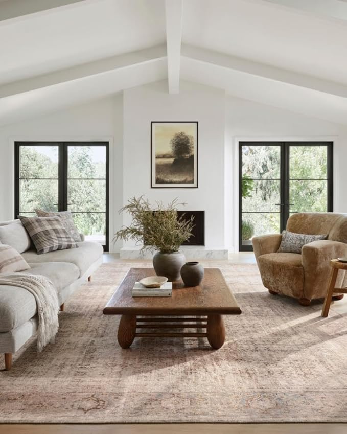 Loloi Amber Lewis Georgie Collection GER-02 Ocean/Sand 3'-0" x 10'-0", .19" Pile Height, Runner Rug