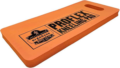 Ergodyne ProFlex 375 Kneeling Pad, Foam Knee Cushion, Water Resistant Kneeling Mat, 8" x 18" x 1,Orange, Compact