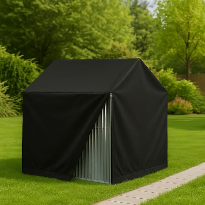 Custom Size Dust Cover - Waterproof, Made-to-Measure Protective Cover with Personalized Logo/Text for Patio Furniture, Equipment, Tools, RV Trailers & Outdoor AC Units (600D Coated – Heavy Duty)