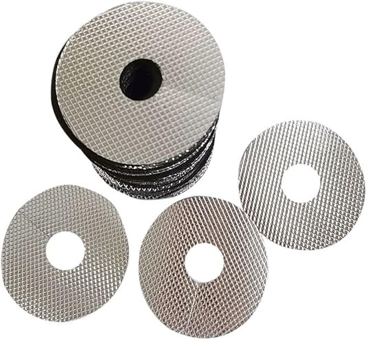 HORTIPOTS Reflective Top Lids Mylar on Black for 2 Inch Net Pots Pack of 200
