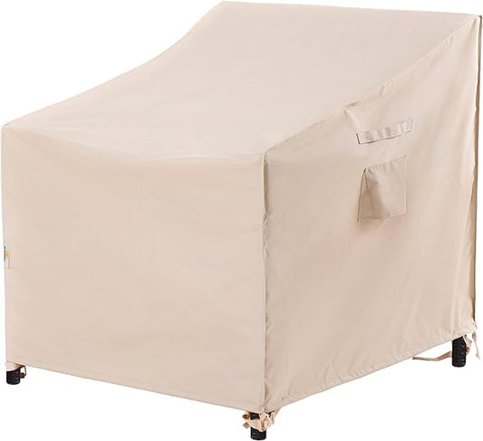 F&J Outdoors Waterproof Anti-UV Fade Resistant Patio Adirondack Lounge Chair Covers, 33" W x 36" D x 36" H
